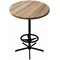 Holland Bar Stool Co 42" Tall In/Outdoor All-Season Table, 30" dia. Natural Top OD21642BWOD30RNat - alternate 1